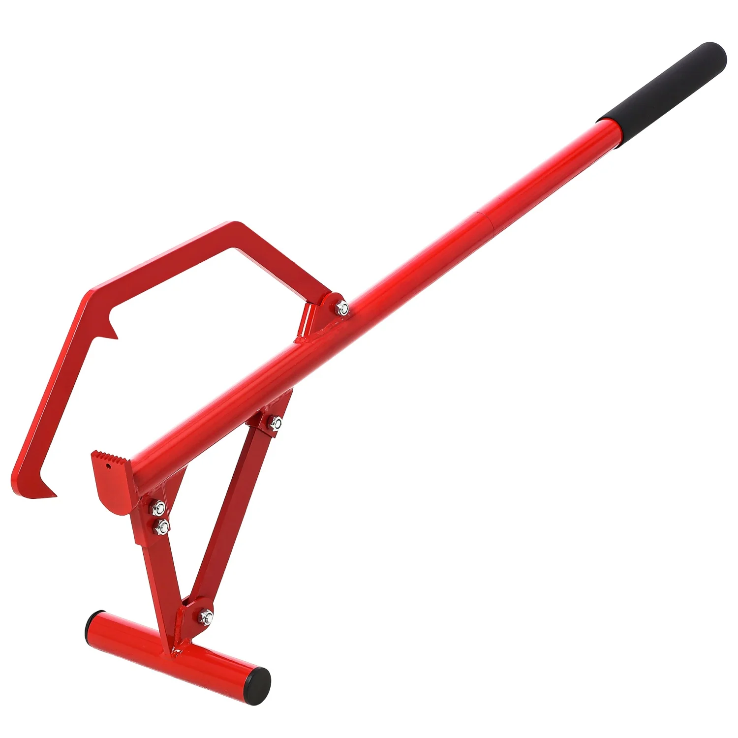 

51'' Log Lifter, Adjustable Log Roller Cant Hook, Steel Log Jack with Grip Handle for Rolling and Raising Up The Logs