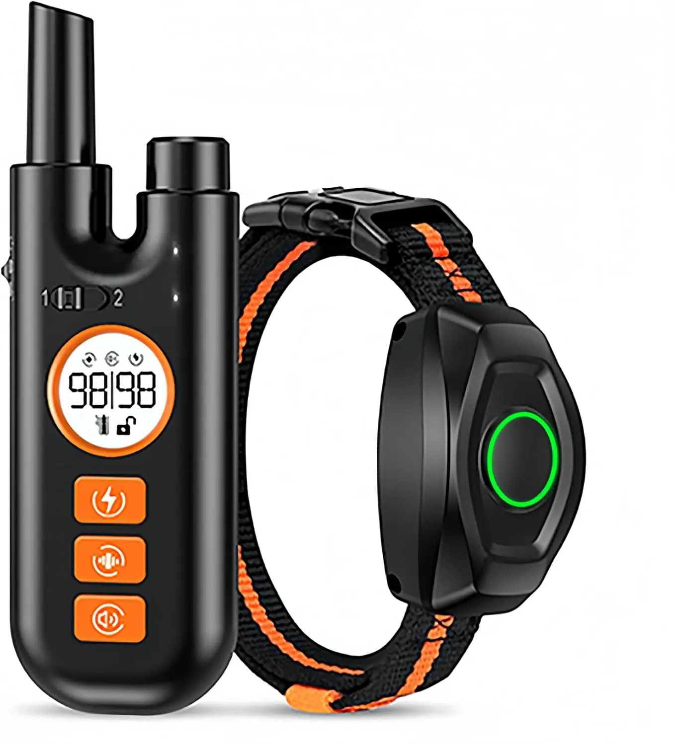 

Dog Shock Collar with Remote Control, 1300ft Range, 3 Modes (Beep/Vibration/Shock), IPX7 Waterproof, Rechargeable