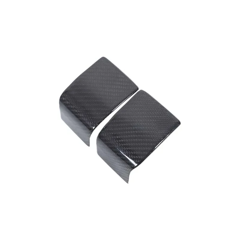 For Lotus EMIRA 2021-2023 Real carbon fiber Car glass lifting rear cover decorative sticker car interior accessories 2Pcs
