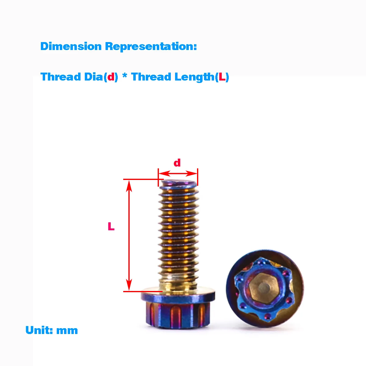 304 Stainless Steel Inner And Outer Hexagonal Flange Screws / Motorcycle Modified Mudguard  Bolts M6-M10