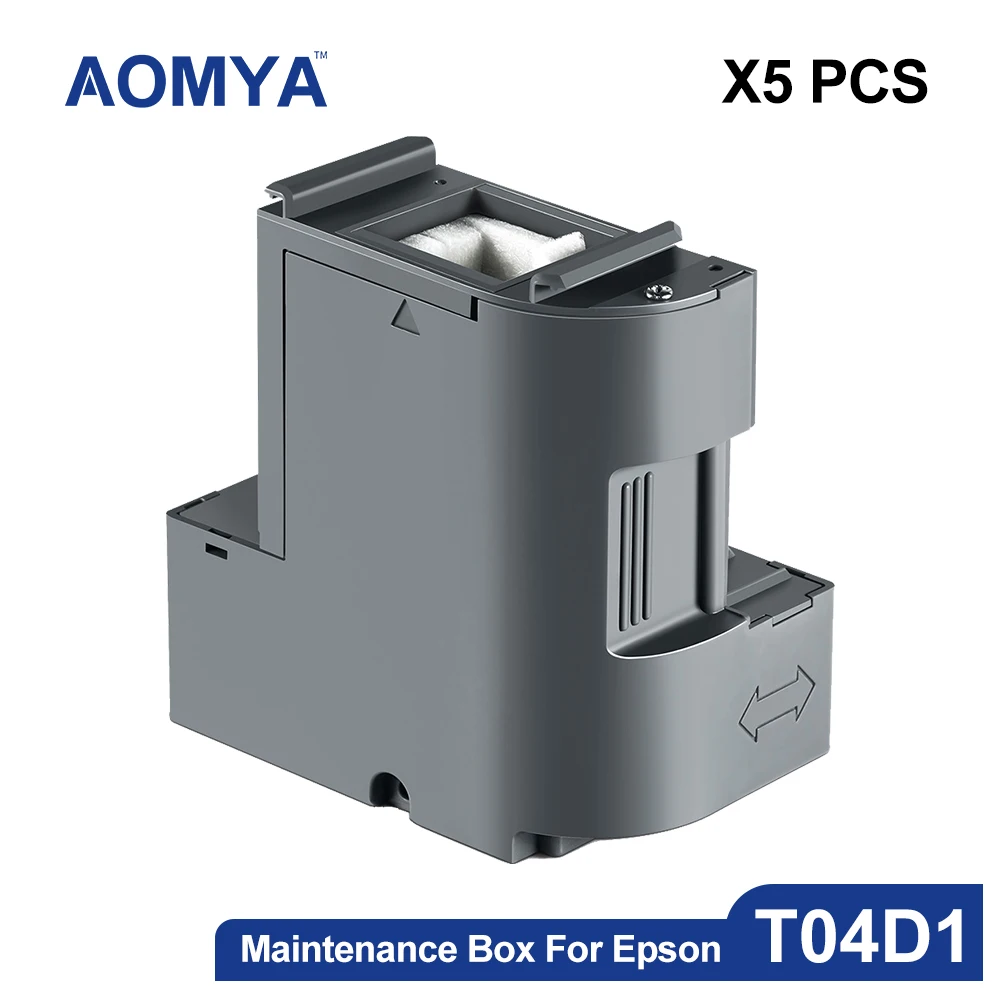 

C13T04D100 T04D100 T04D1 Ink Maintenance Box For EPSON XP-5105 XP-5100 ET-M2170 L6190 M1180 M2170 EW-M630TB EW-M670FTW 1-5pcs