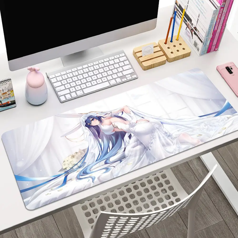 New Jersey Azur LaneAnime Mousepad Large Gaming Mouse Pad LockEdge Thickened Computer Keyboard Table Desk Mat