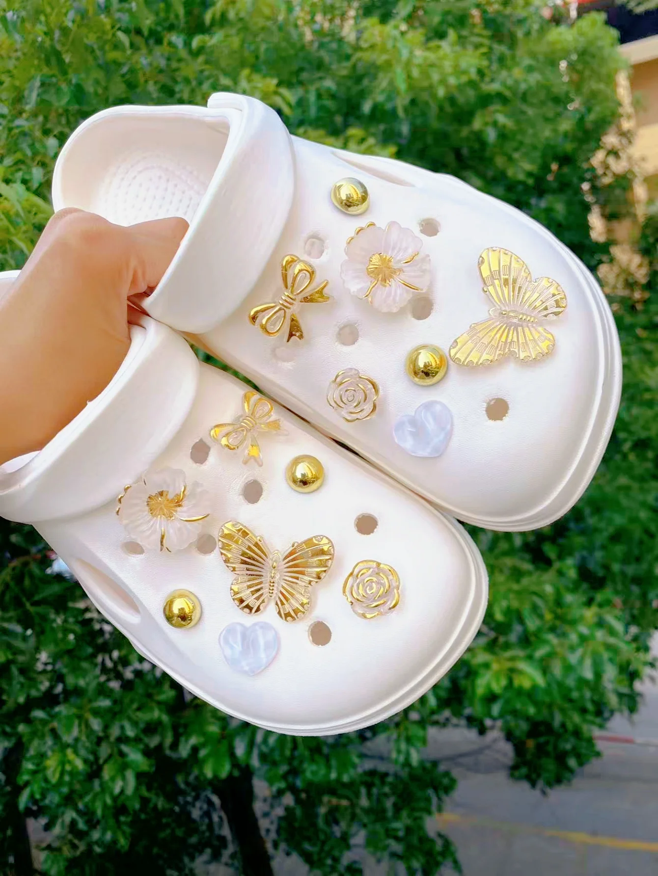 14 DIY shoe buckle decorations, multi-functional shoe clip a