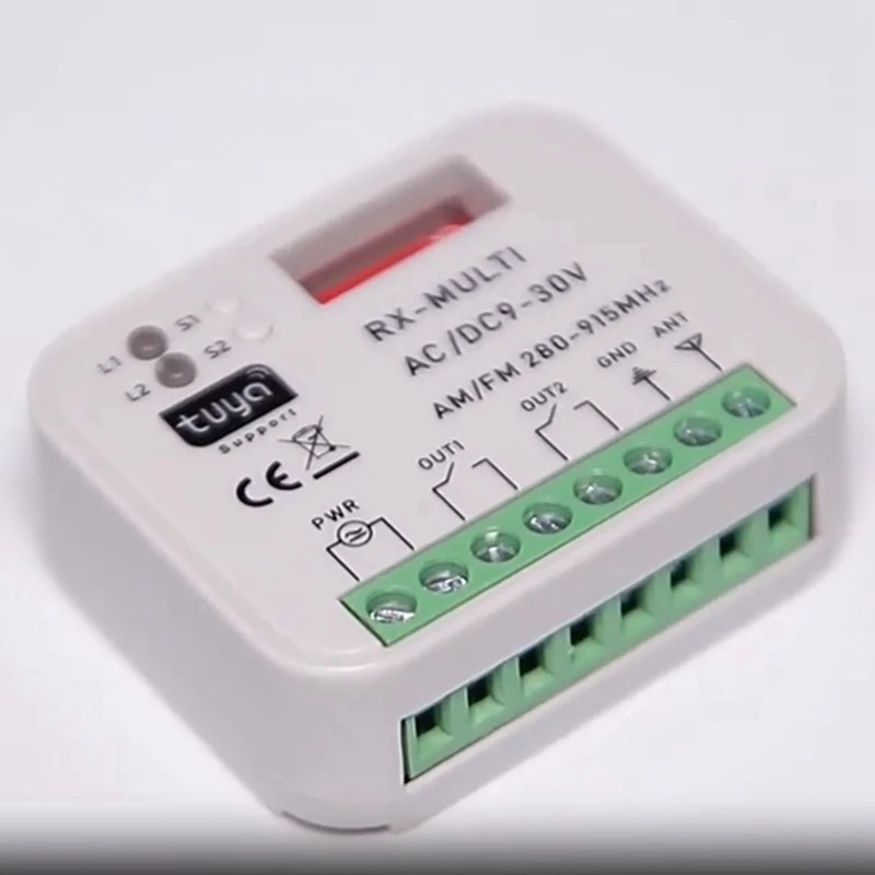 AIAI Smart Wifi Universal Multi-Frequency Receiver Switch Remote Relay Tuya Garage Door Home Automation Tuya WIFI