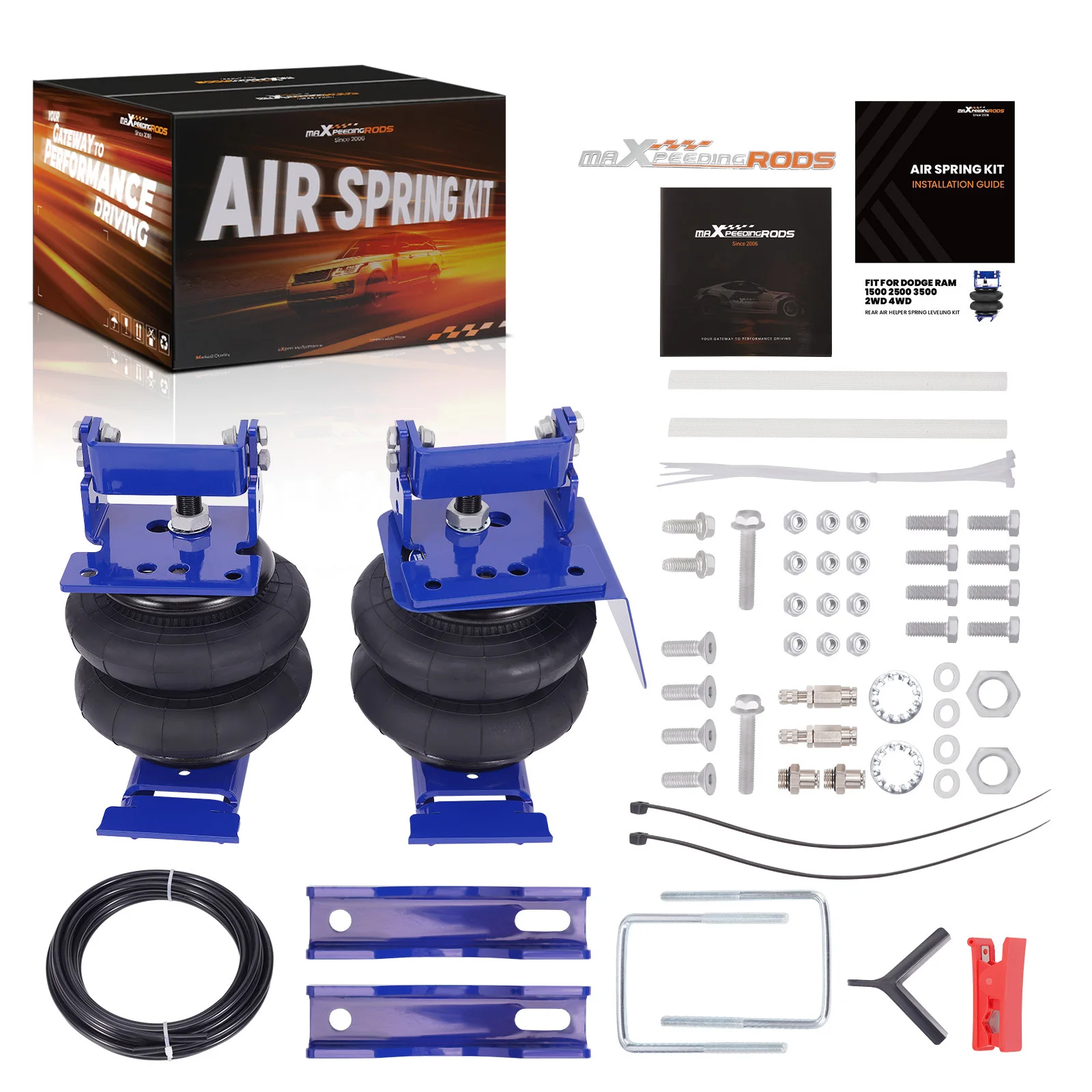 Air Spring Suspension Kit (Rear) for Dodge Ram 2500 2WD 4WD 2003-2009