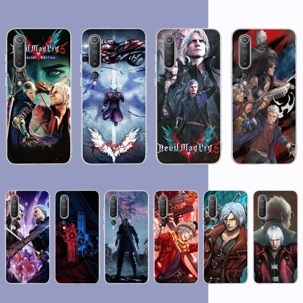 D-Devil May C-Cry Phone Case for Samsung S21 A10 for Redmi Note 7 9 for Huawei P30Pro Honor 8X 10i Cover