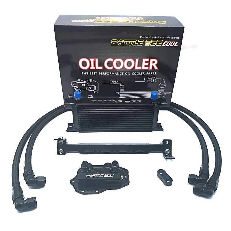 

Oil Cooler for BMW 3 Series 320i 330i 328i 5 Series B48 Engine Oil Cooler Black 13 Row Oil Cooler Kit Custom OEM