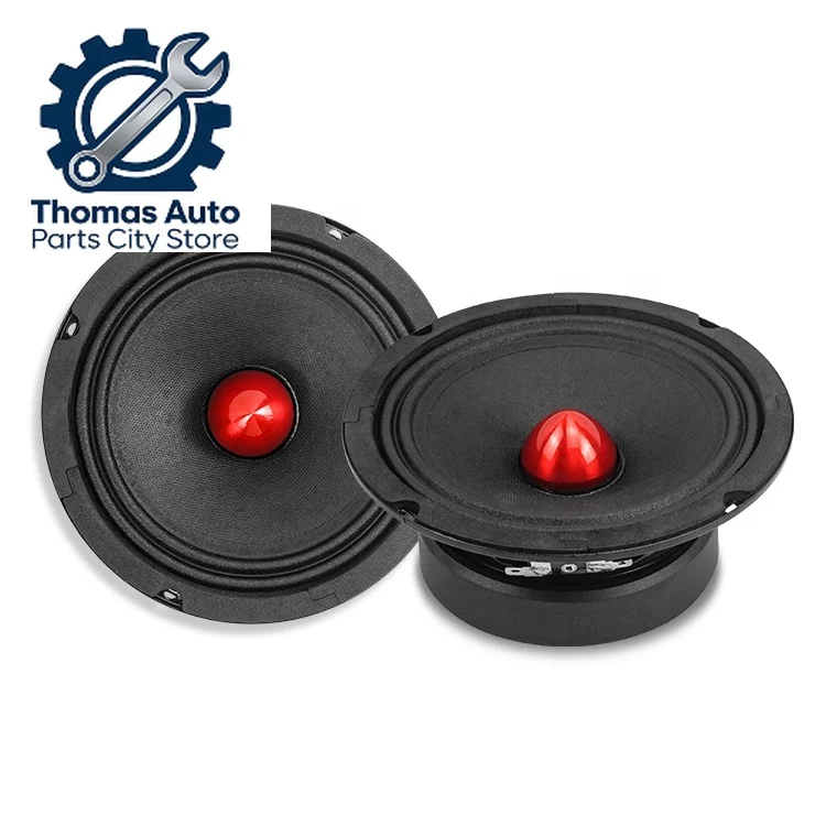 6.5 Inch Midrange Speakers RMS 140W 4 Ohm Car Speaker Aluminum Bullet Iron Basket 1.5inch Voice Coil Speaker