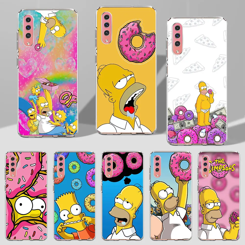 Homer The Simpson Case for Samsung Galaxy A70 A70s A20e A30s A8 A40 A50 A50s A20 A30 A7 A6 2018 A25 A22 TPU Soft Phone Cover