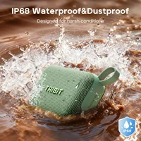 Enceinte Bluetooth portable Tribit PocketGo, étanche IP68, BT6.0, micro intégré, TWS, égaliseur APP, pour extérieur, piscine, camping, voyage 4