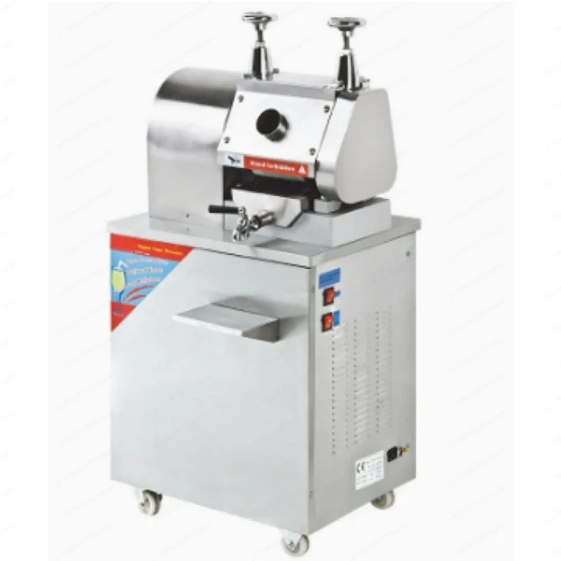M  Commercial Stainless Steel Sugarcane Juicer Machine Mobile Electric Sugar Cane Extractor For Juice Shop Catering