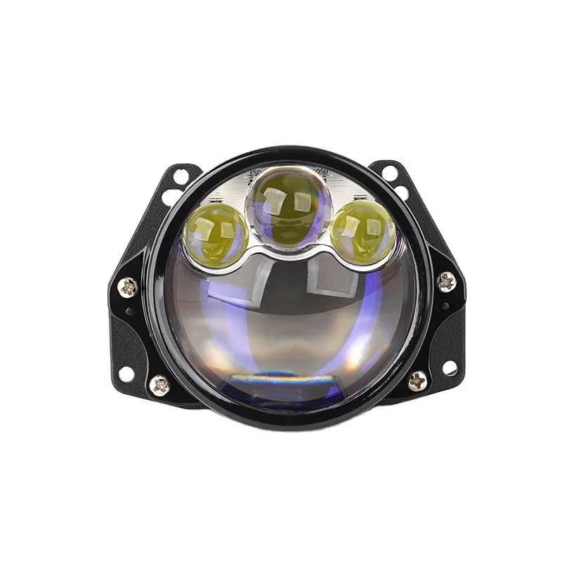 AES UX-3 Triple Bi Led Projector Lens 3.0 6000K Biled Projector Lens  with Universal Screw