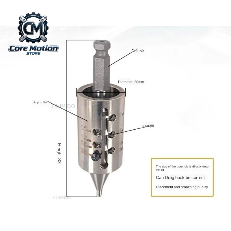 T800 Copper Tube T-hole Puller Reducer Welding Hard Copper Material Durable Refrigeration Tool Tee-extractor Sets