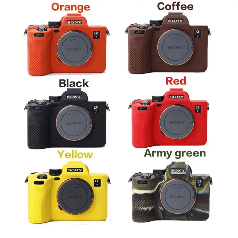 

Protector mirrorless camera bag for Sony A7 IV a7iv ILCE-7M4 a7m4 soft silicone Armor Skin case body cover