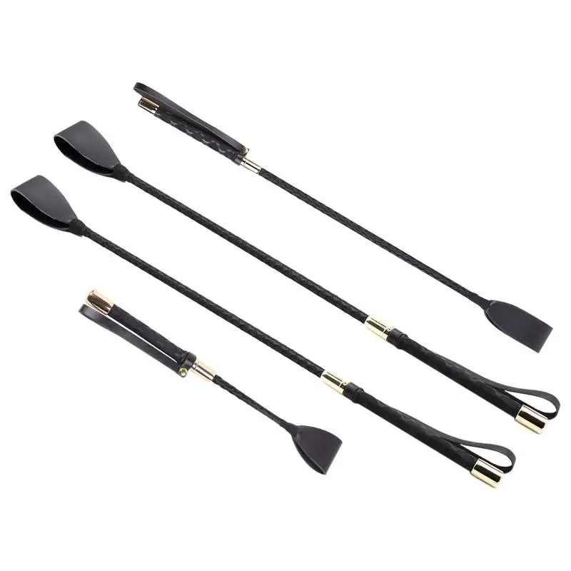 

Training Horse Riding Whip Portable PU Leather Riding Crop Stable Horse Equipment Riding Crop Whip For Outdoor Horse Riding