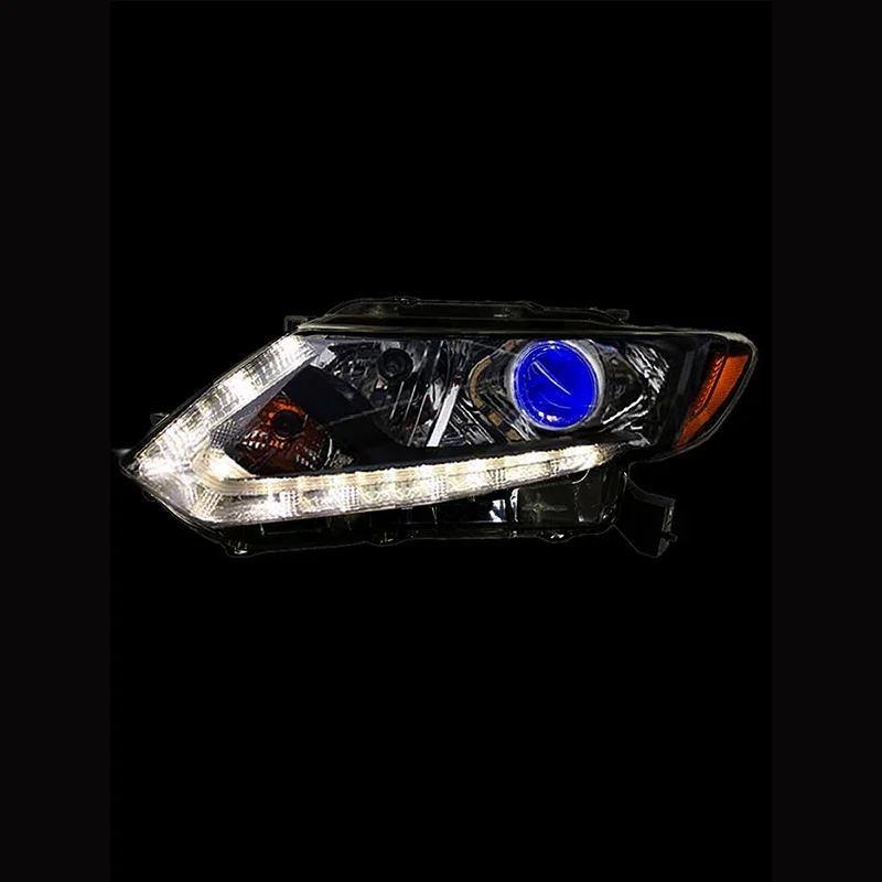 Customized Full LED Headlights For Nissan X-TRAIL Bi-xenon Projector Lens Front Lamps With DRL