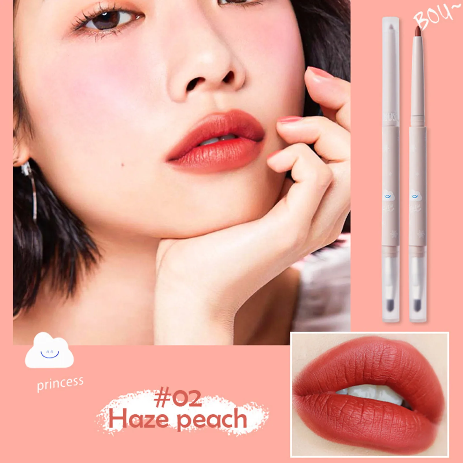 1 Chiếc Kẻ Bút Chì Gợi Cảm Mờ Son Dưỡng Môi Lipliner Lâu Nude Xoay Được Lipsliner Bút Son Môi Bút Nữ Duyên Dáng Môi trang Điểm