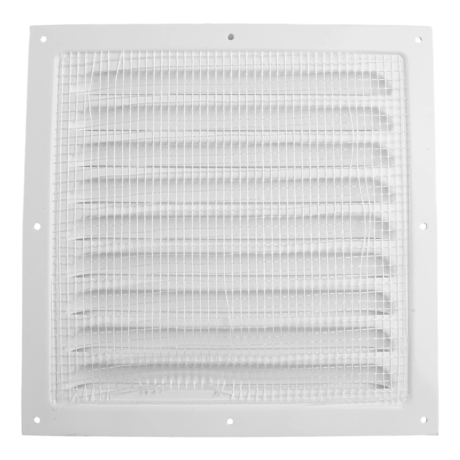 Square Aluminum Alloy Air Ventilation Cover 150 200 250 300mm Louver Ducting Ceiling Vent Grill Cover Cooling Ventilator Mesh