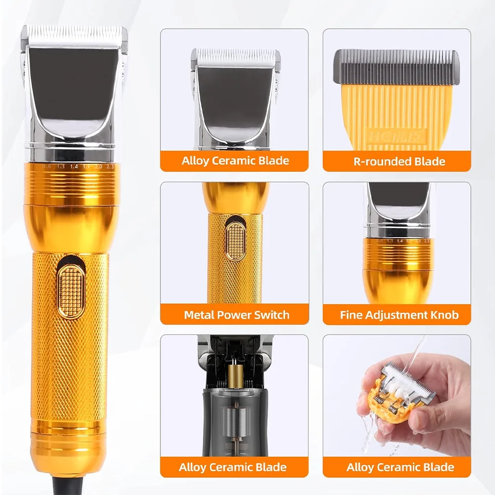 380W Electric Scissors 110V-220V Cordless Home Pet Hair Trimmer (Cat, Dog, Rabbit, Sheep) Carpet Tufting Scissors, Cutting Tools