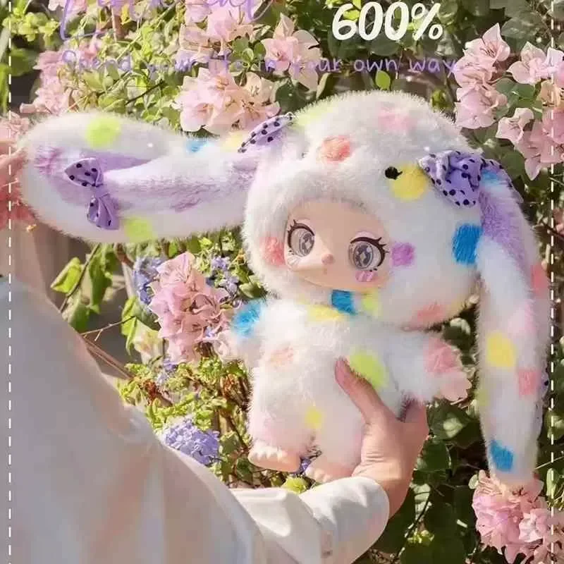 100% حقيقية الطفل ثلاثة ليلا 600% V3 آذان كبيرة الحلوى ماستر هريرة صندوق أعمى أفخم دمية هالوين اللعب قلادة لعبة هدية غامضة