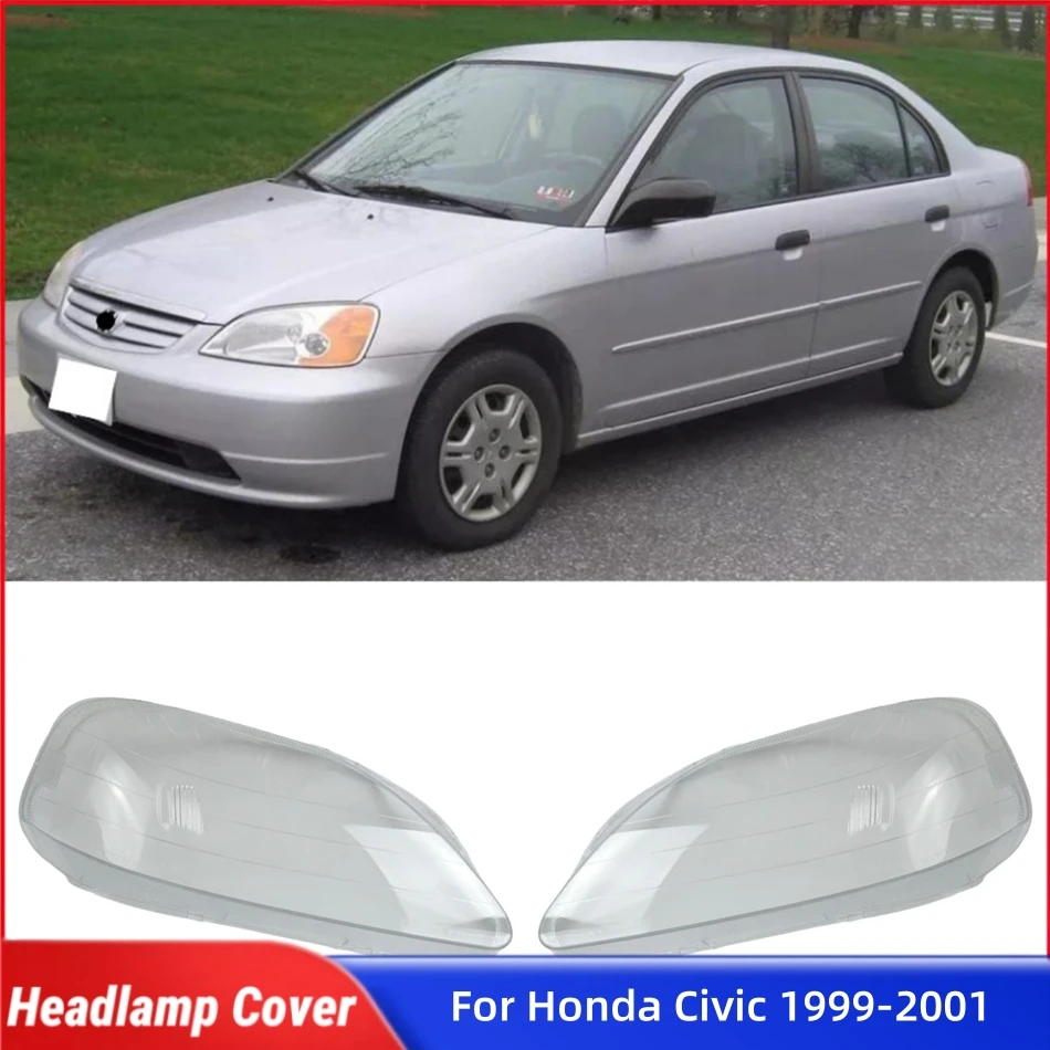 

For Honda Civic 1999 2000 2001 Car Internal Spare Parts Front Headlight Cover Glass replacement