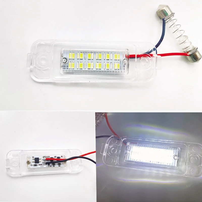 Canbus Error Free LED License Number Plate Light Lamp For Mercedes-Benz M-Class ML X164 W164 W163 W251