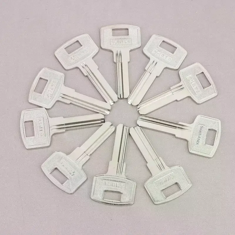 10Pcs FAV1D Baili Double Slot Key Blank Uncut Key Material Blanks