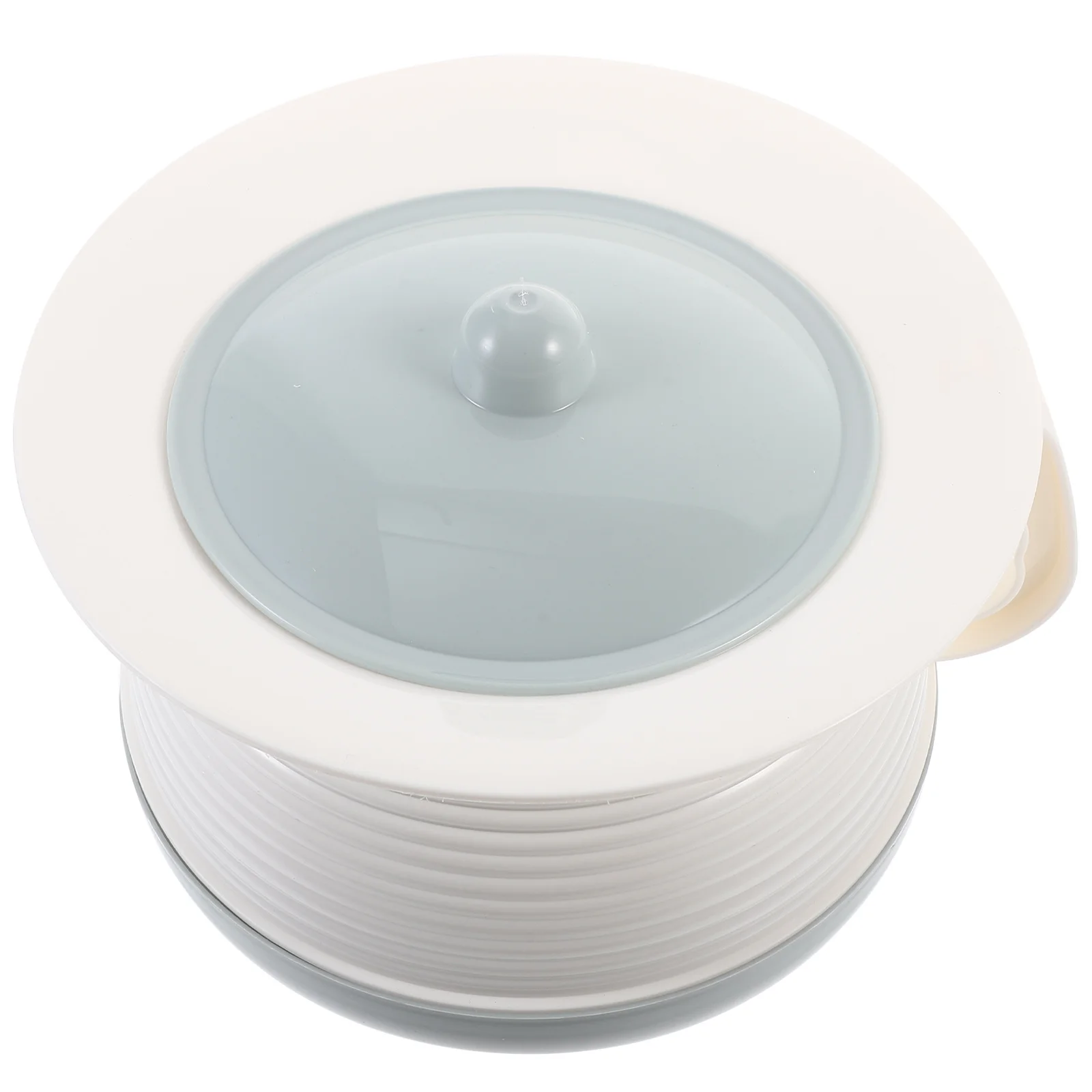 1 قطعة مقلاة مبولة المحمولة سميكة البلاستيك Bedpan مع غطاء لكبار السن الأطفال الكبار ليلة استخدام المنزلية غرفة وعاء تخزين البول #3