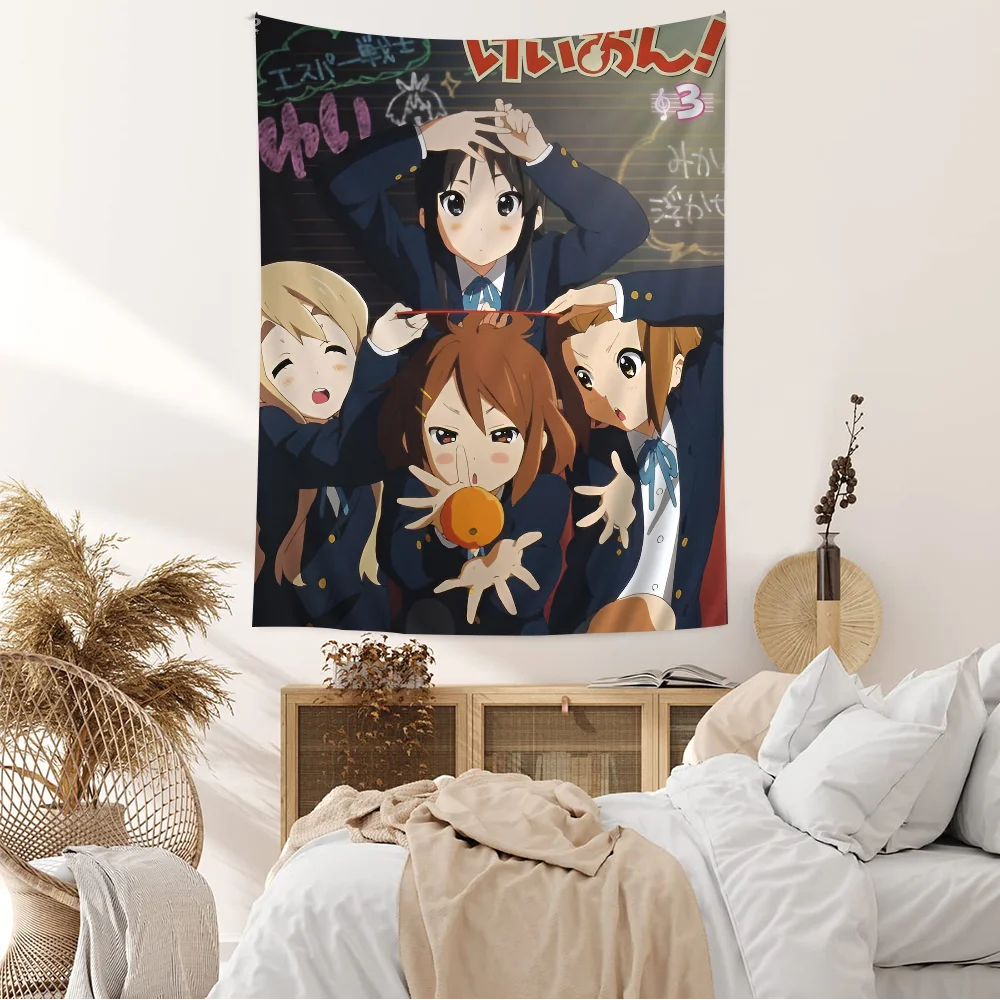 Anime K-ON KON Cartoon Tapestry Wall Hanging Decoration Household Home Decor