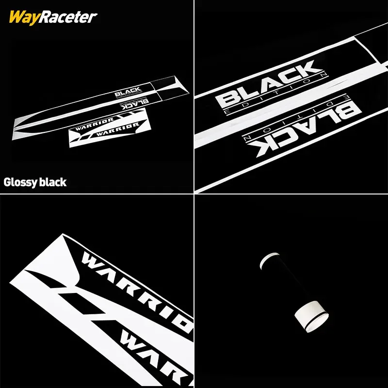 6 Pcs/Set Door Side Skirt Sticker Trunk Side Body Carbon Fiber Vinyl Decal For Nissan Navara 2026 NP300 D23 2025 2024 2015+