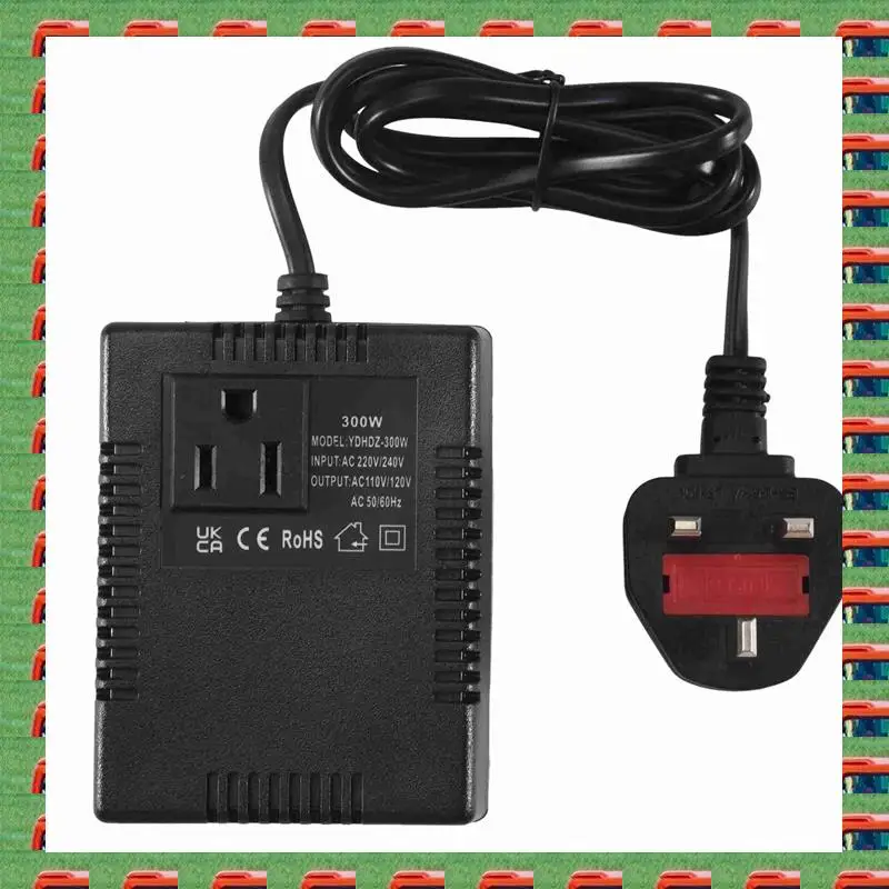 

ABMO 300W Voltage Converter 220V To 110V Transformer Step Down Transformer Voltage Converter Travel Adapter