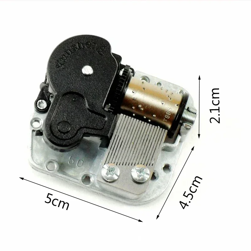 Yunsheng Movement Jingle Bells Alice Clockwork Type DIY Music Box Accessories Spirited Away Home Decor Ornaments Birthday Gifts