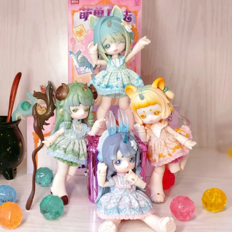 

Penny Box Cute Beast Magic Series с шаровым шарниром Bjd Mystery Desktop Home Decoration Box Doll Cute Action Anime Figure Модель Подарки