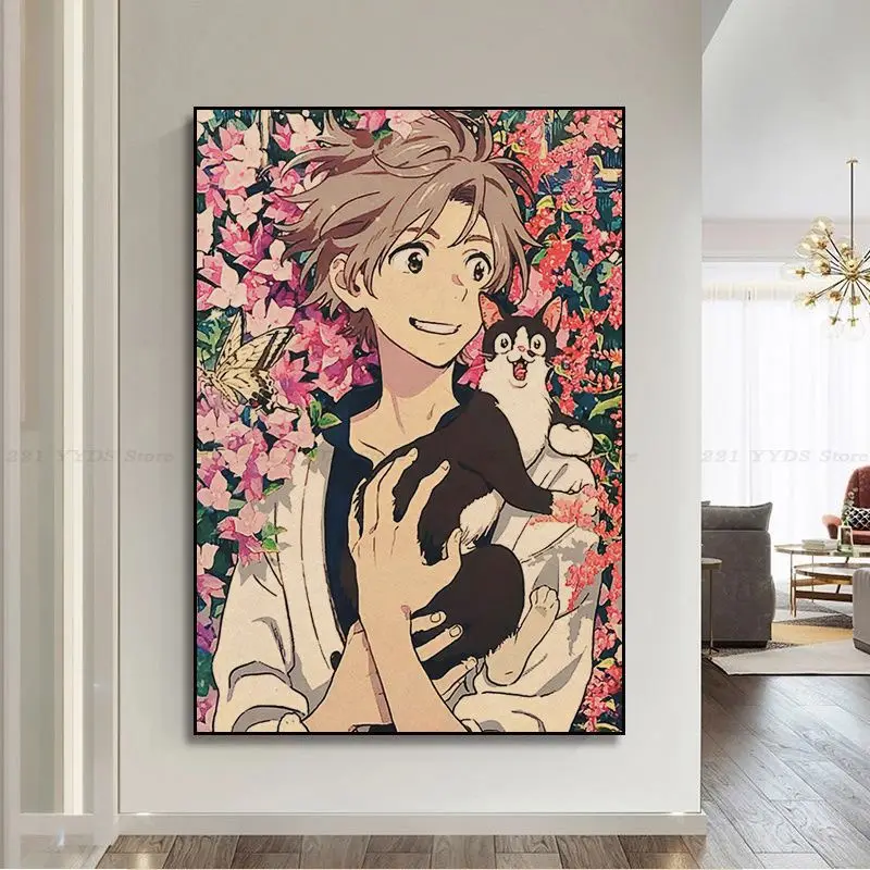 Anime Umibe No Etranger Print Classic Vintage Posters Vintage Room Home Bar Cafe Decor Vintage Decorative Painting