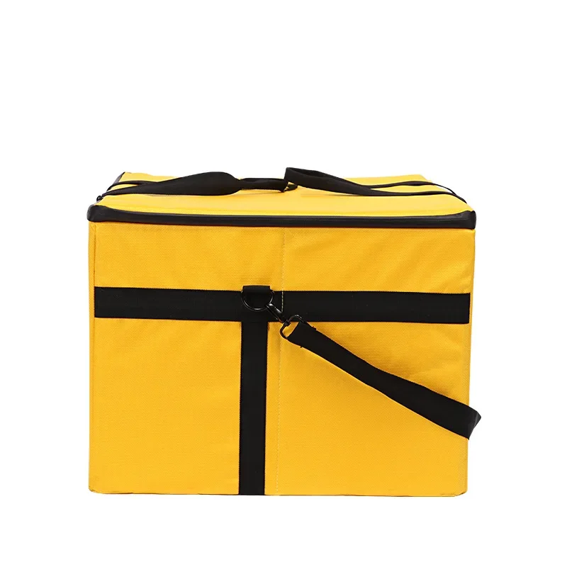 80L Portable Big Pizza Hot Delivery Bags Insulated Reusable Thickening Food Storage Box Aluminum Foil Ice Cream Cooler Box view 4