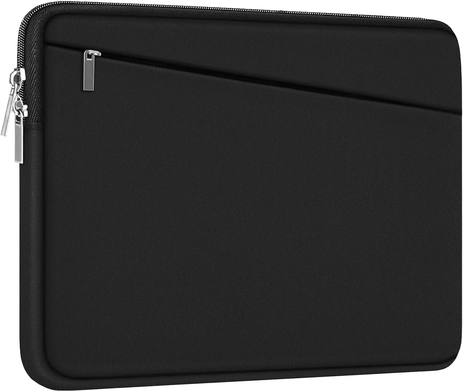 

Чехол для ноутбука 14 дюймов, тонкий, с передним карманом, прочный защитный чехол для MacBook Air/Pro и других ноутбуков, черный