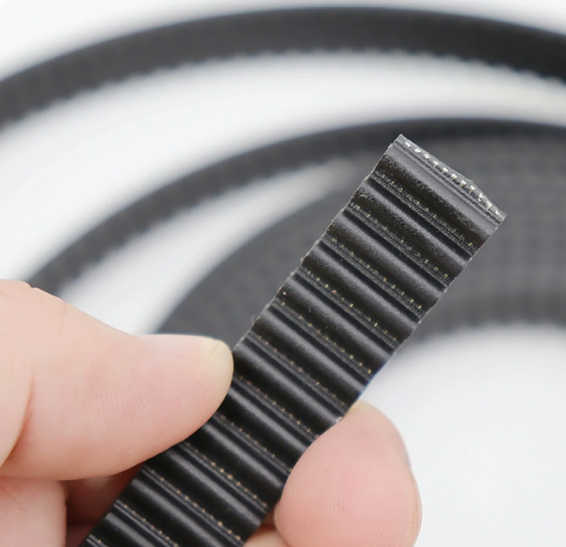 1Pcs HTD5M Timing Belt Perimeter 2900mm Width 20mm Teeth 580 Black Polyurethane PU With Steel Core For 3D Printer/CNC
