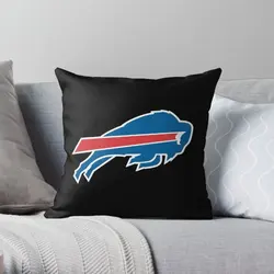 Bills Buffalo  Printing Throw Pillow Cover Bedroom Waist Soft Sofa Hotel Fashion Comfort Case Throw Pillows not include One Side