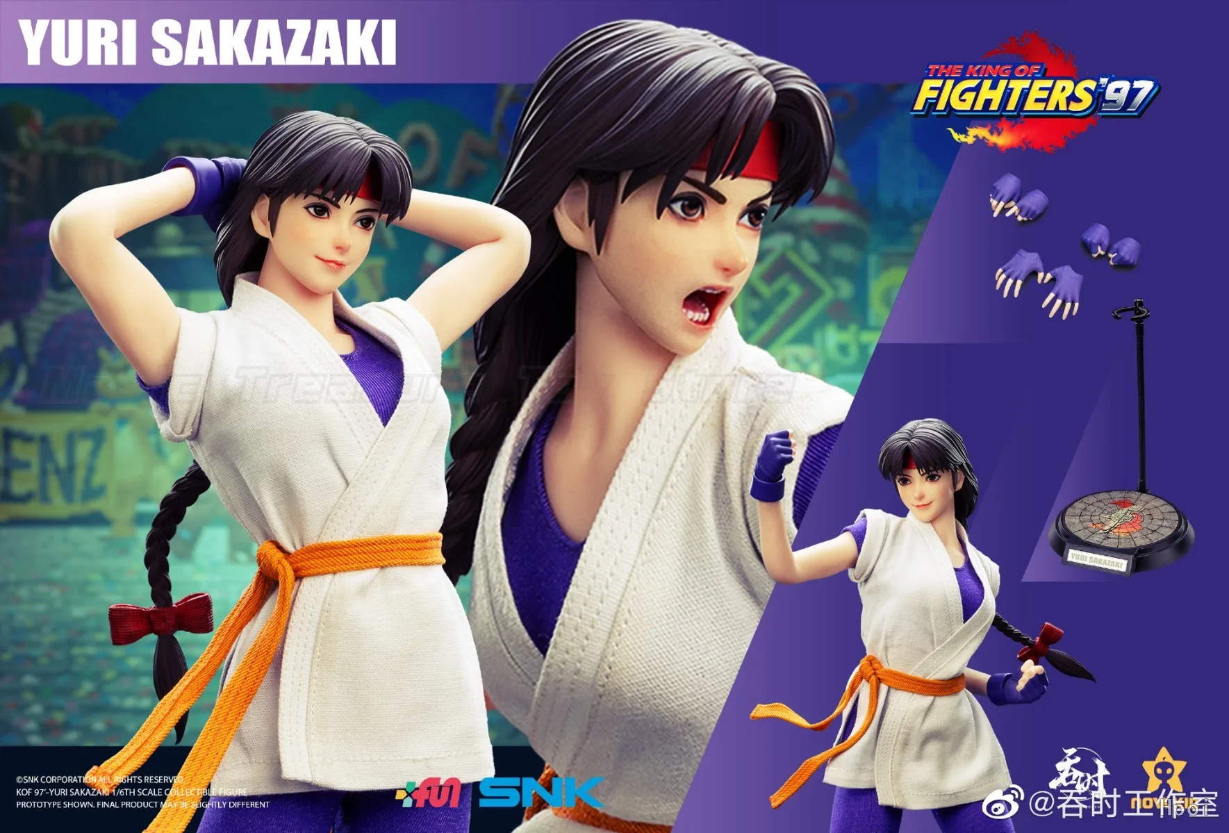 

【In Stock】Original Sonshi Studio THE KING OF FIGHTERS '97 YURI SAKAZAKI 1/6 Scale Figure Animation Ornaments