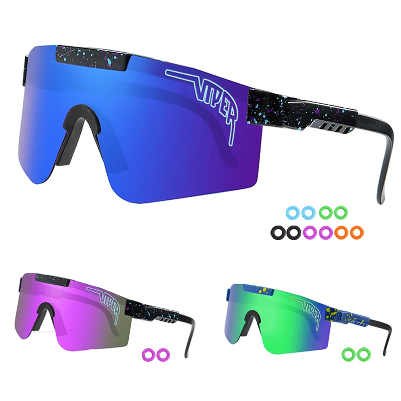 Pit Viper-gafas de sol de ciclismo para hombre y mujer, lentes deportivas para pesca al aire libre, gafas para bicicleta de montaña, UV400, nuevo estilo, 2024