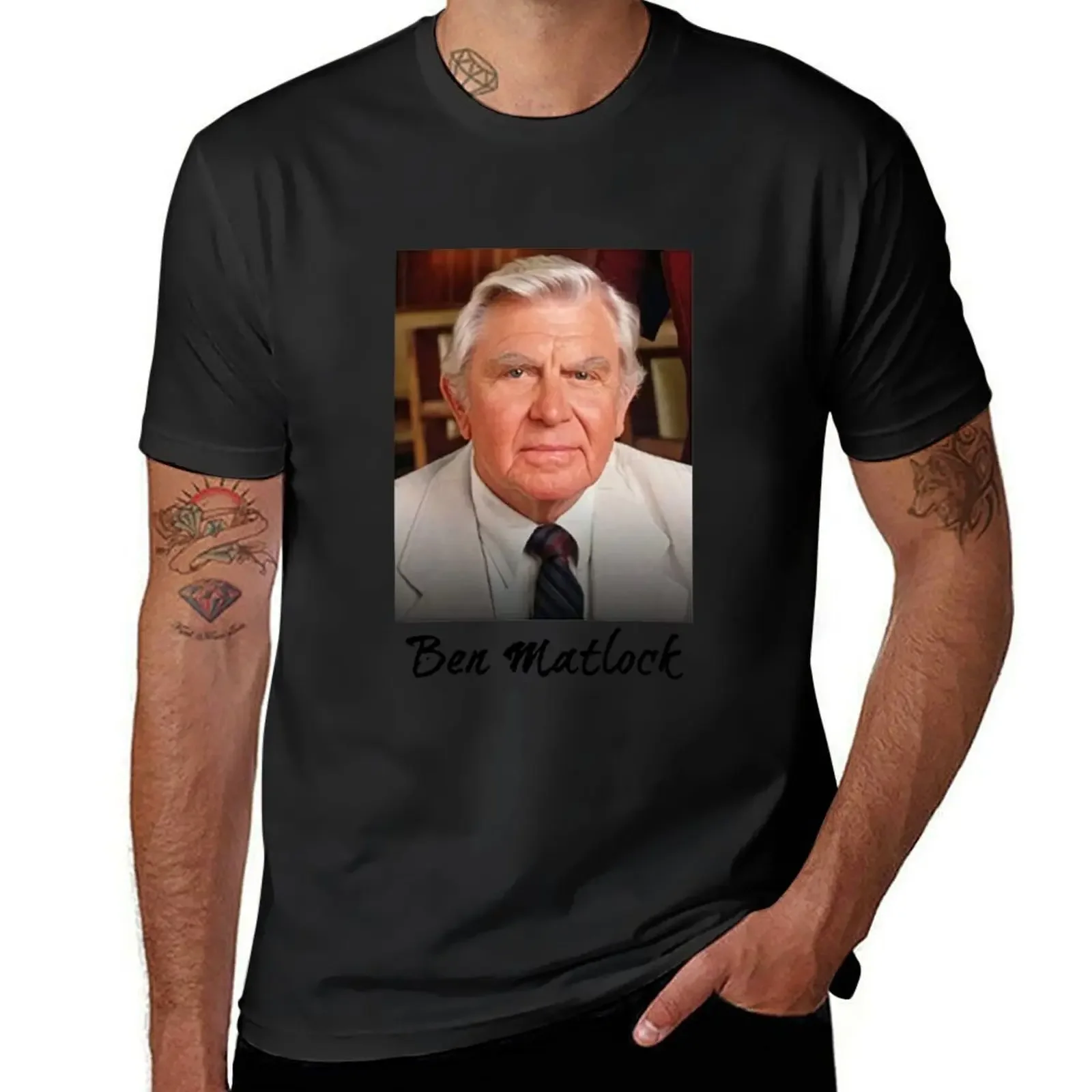 Cool Ben Matlock Funny Tv Lawyer Drama White Retro Vintage 80'S Sitcom Matlock d T-Shirt tees cute tops graphics Men's clothing