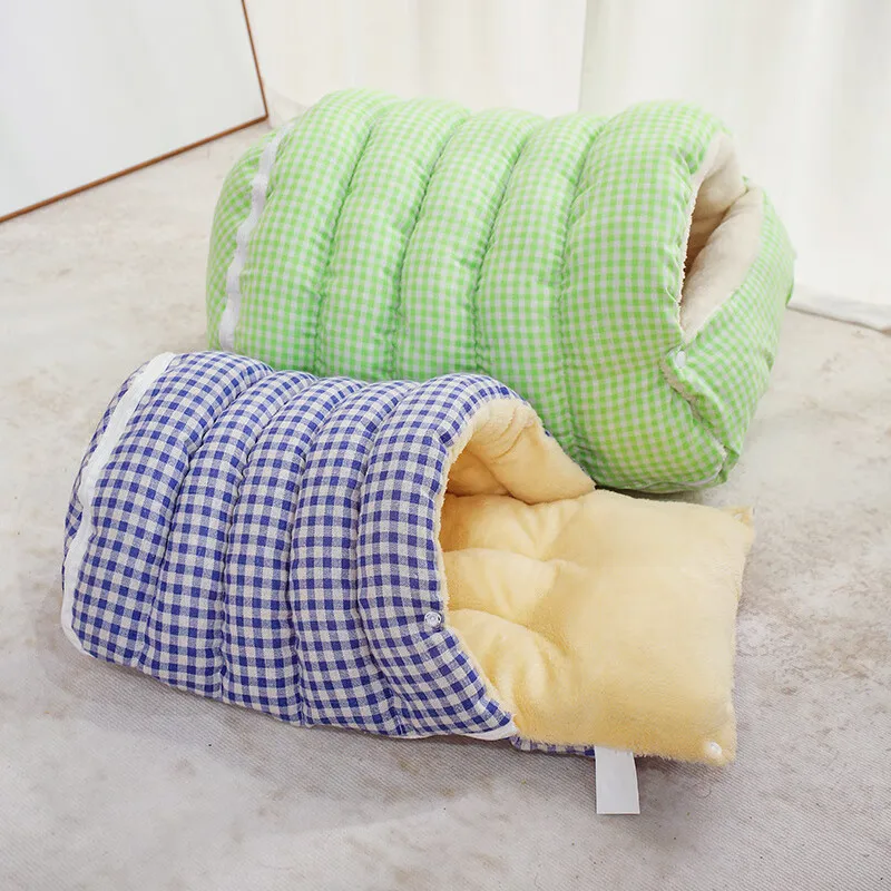 

Cat litter winter warm semi-closed removable and washable four-season universal cat litter kennel bed house kitten