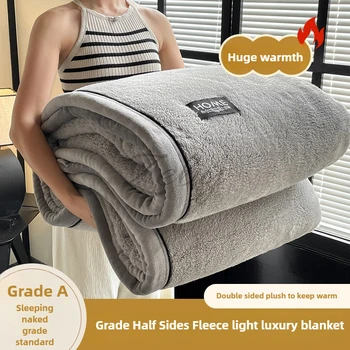 Soft Fluffy Fleece Throw Blanket – Grade A Autumn & Winter Warm Blanket for Sofa, Napping, Lounging & Shawl Use 1