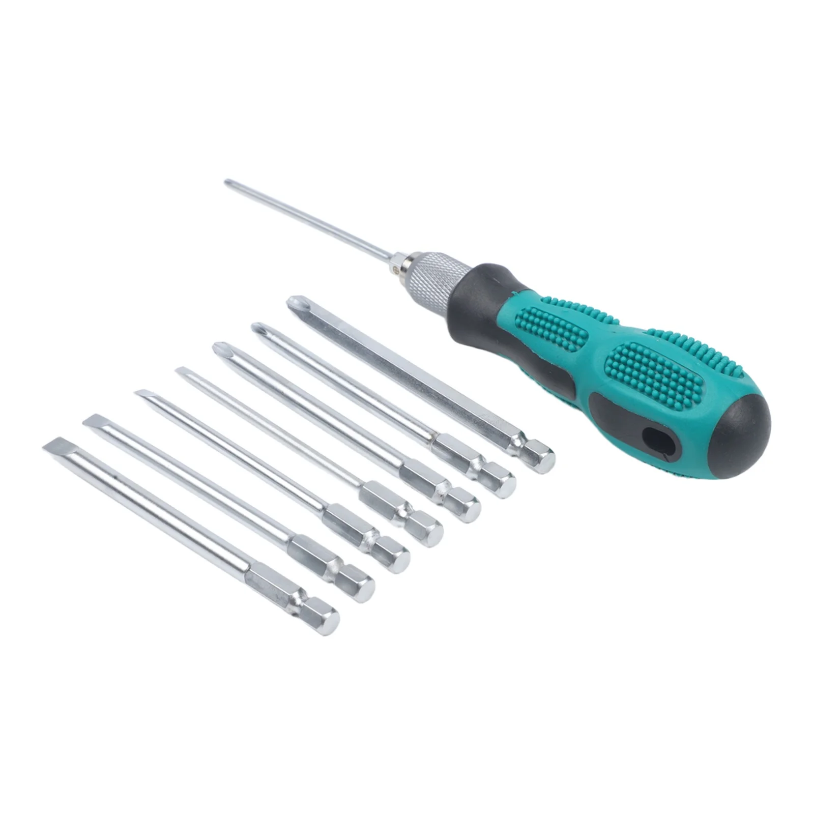 9-Piece Screwdriver Set With Handle Alloy Steel Bits For Home Appliance Repair 1/4-Inch Driver Kit With Storage Bag