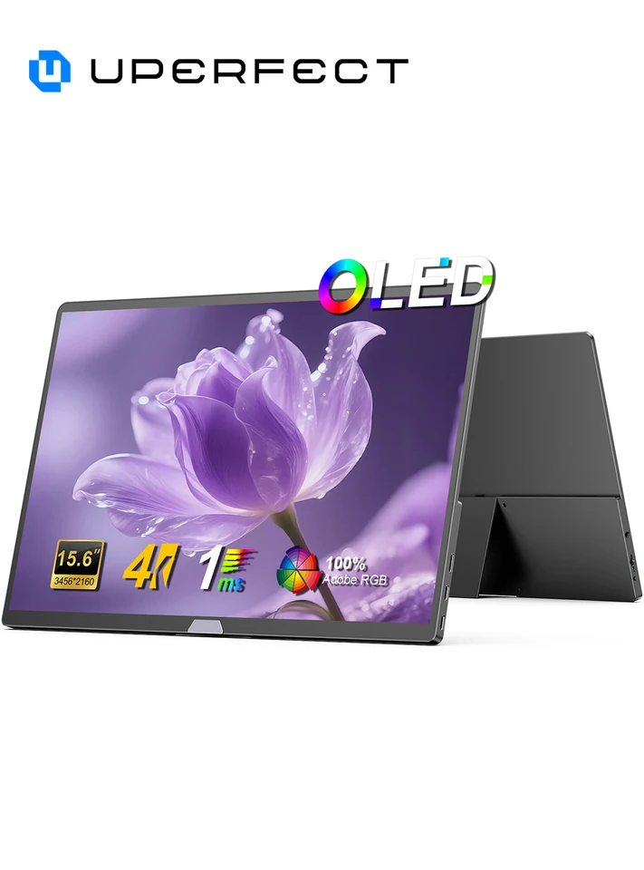 UPERFECT OLED ポータブルモニター 15.6 インチ 4K UHD 60Hz