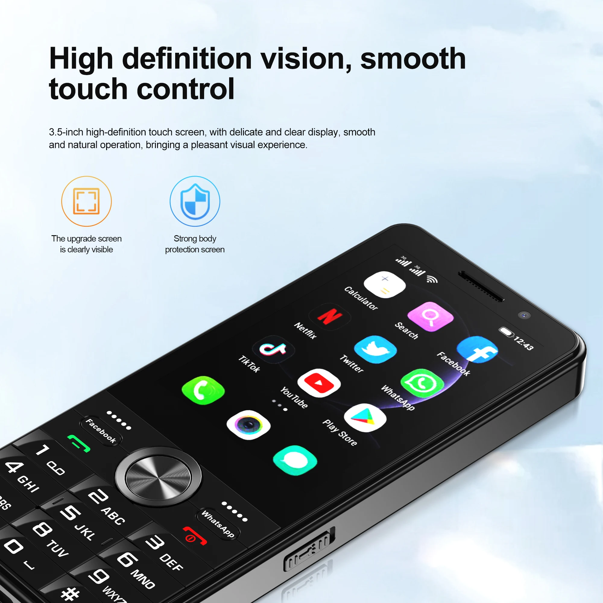 SERVO 4G LTE Smartphone Android OS 3.5