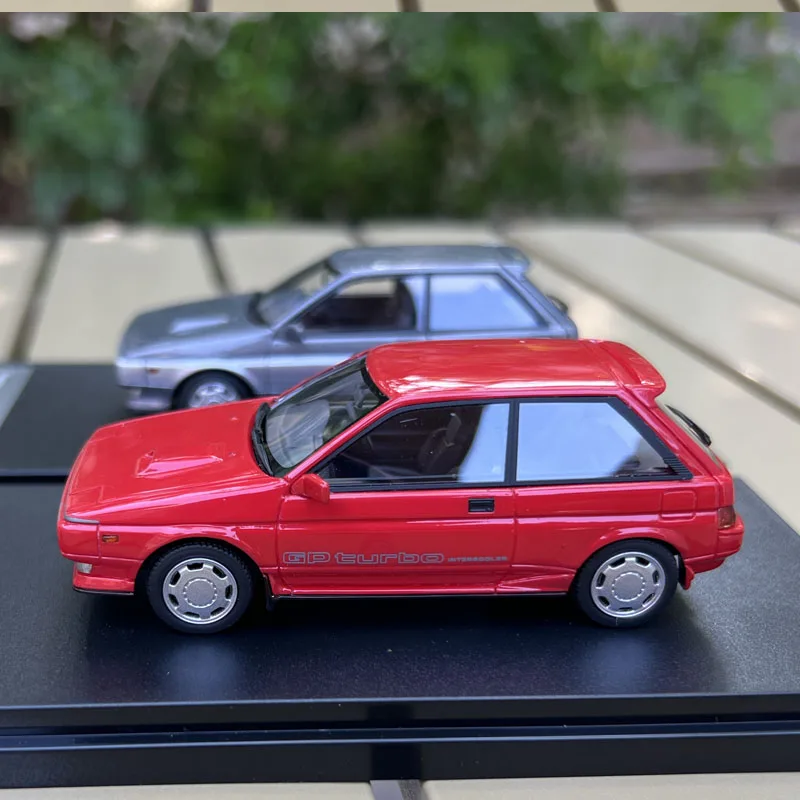 Hi-story ręcznie robione modele samochodów w skali 1:43, TOYOTA COROLLA Ⅱ RETRA GP TURBO SPORTS 1986, model z żywicy do kolekcji i ekspozycji