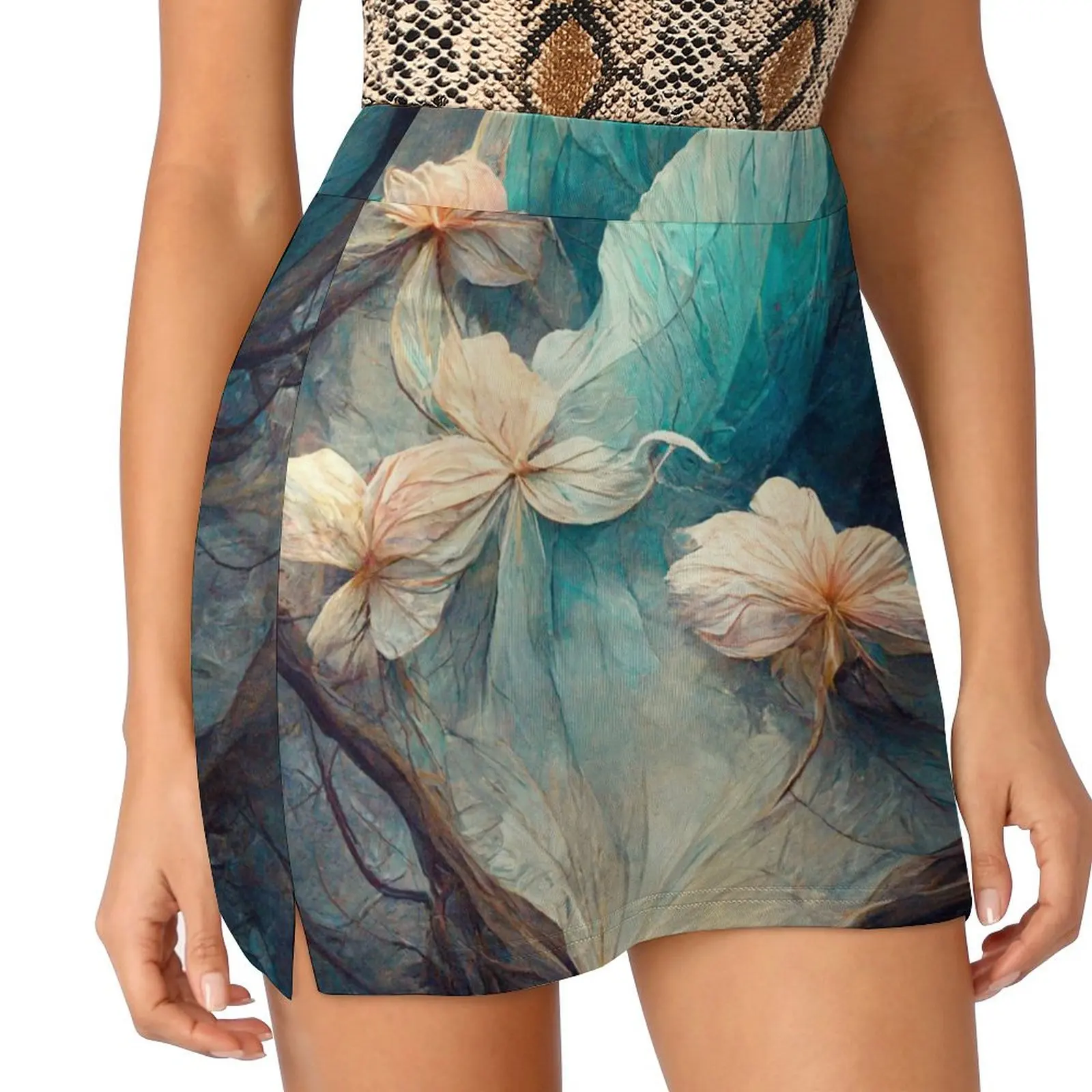 floral Mini Skirt Women's summer skirt skirts clothes luxury designer clothing women