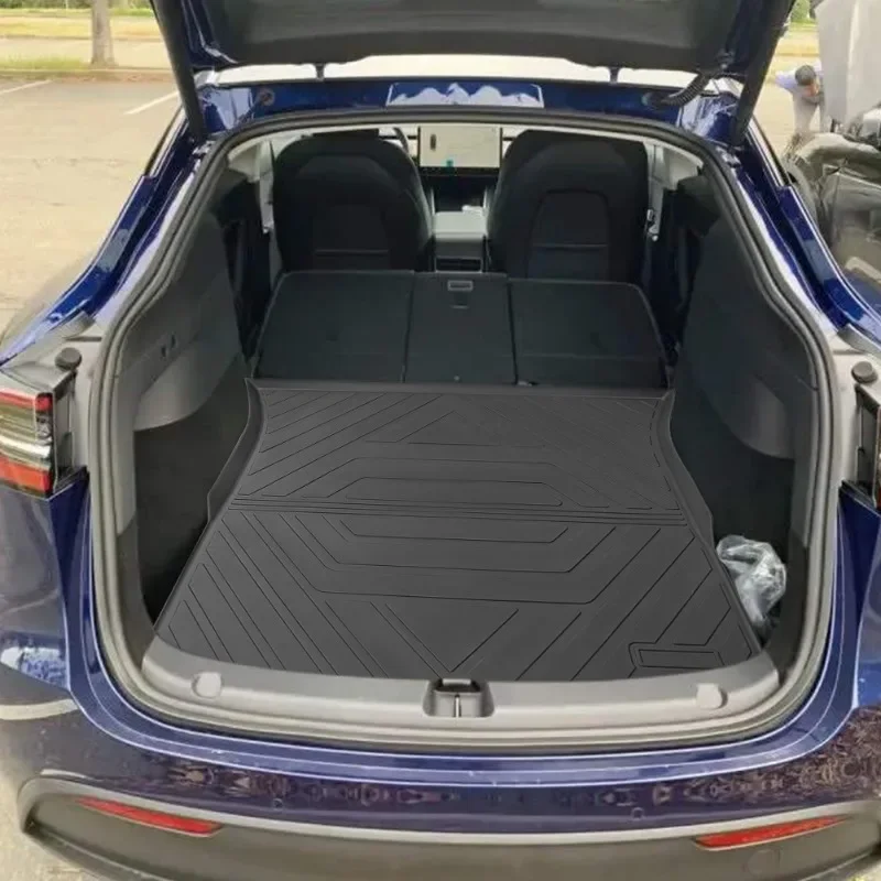 Car TPE Rear Trunk Mats for Tesla Model 3 Y 2023 Waterproof Pad Trunk Tray Carpet Mud Boot Cover Protector Floor Pad Accessories