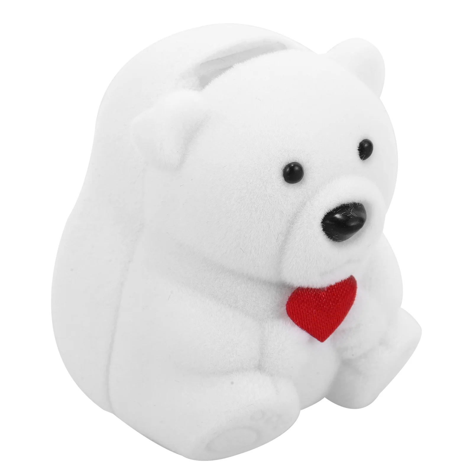 

Bear Ring Box Cartoon Style Lightweight Compact Wedding Engagement Proposal Jewelry Storage Case Bear Ring Box